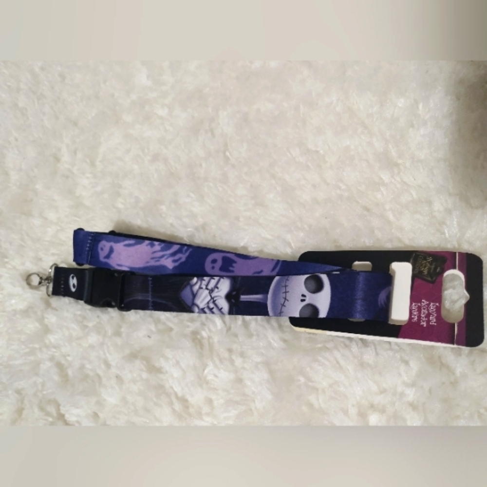 NWT nightmare before Christmas jack skellington lanyard